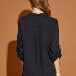 V Neck Button Down Henley Shirt | Milk & Baby