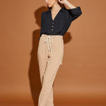 V Neck Button Down Henley Shirt | Milk & Baby