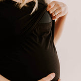 Everywhere Breastfeeding Tank Top | Black