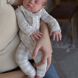 Gingham | Bamboo Zip Pajamas | Milk & Baby