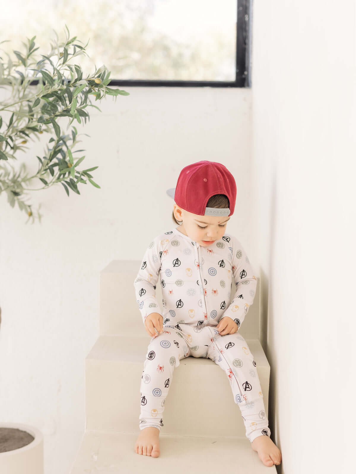 Hero | Bamboo Zip Pajamas | Milk & Baby
