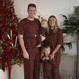 Christmas Plaid | Men's Short Sleeve Pajamas