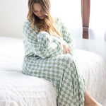 Sage | Mommy Robe | Milk & Baby