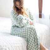 Sage | Mommy Robe | Milk & Baby