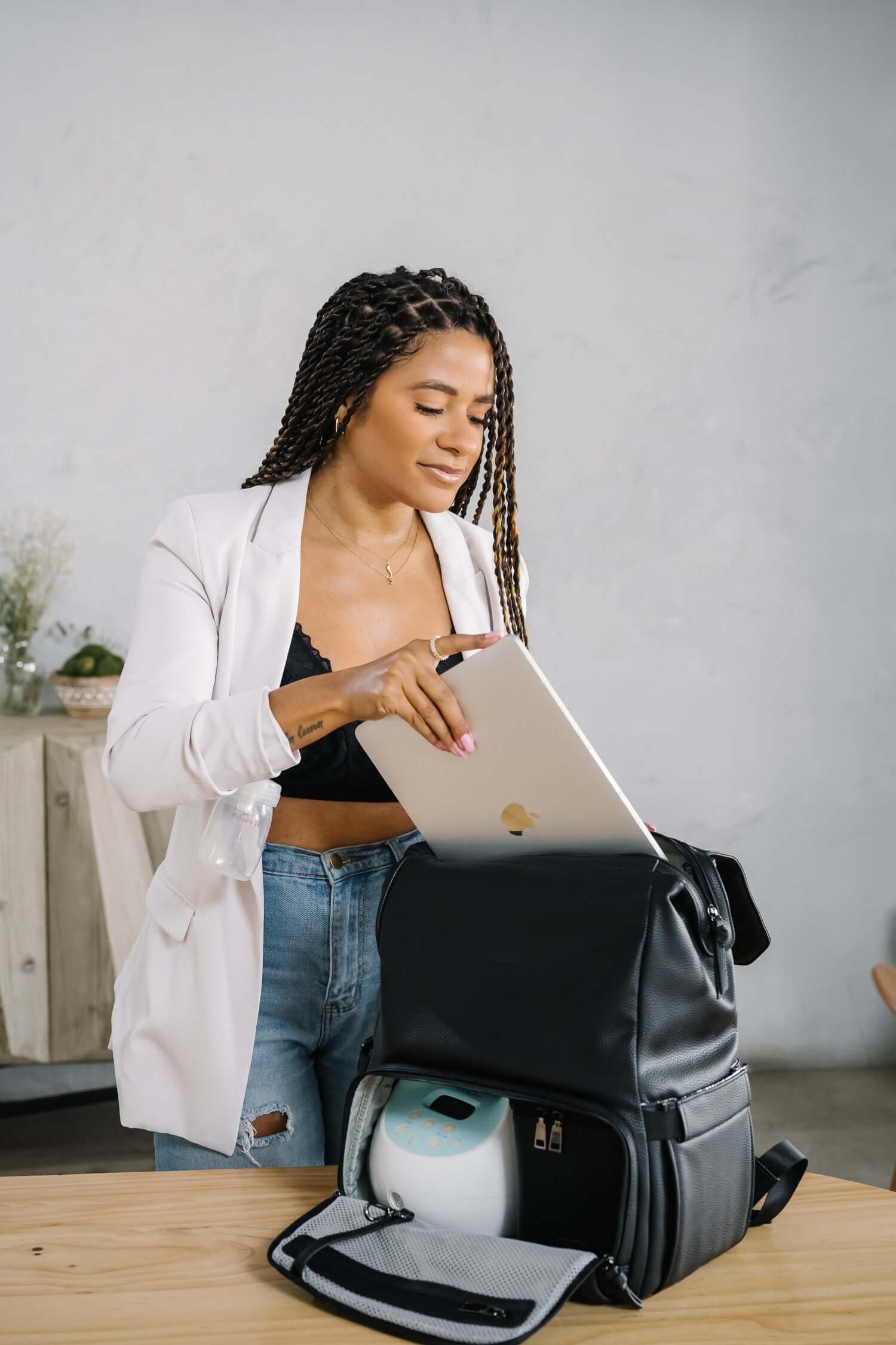 Radley Breast Pump Backpack - Black | Milk & Baby