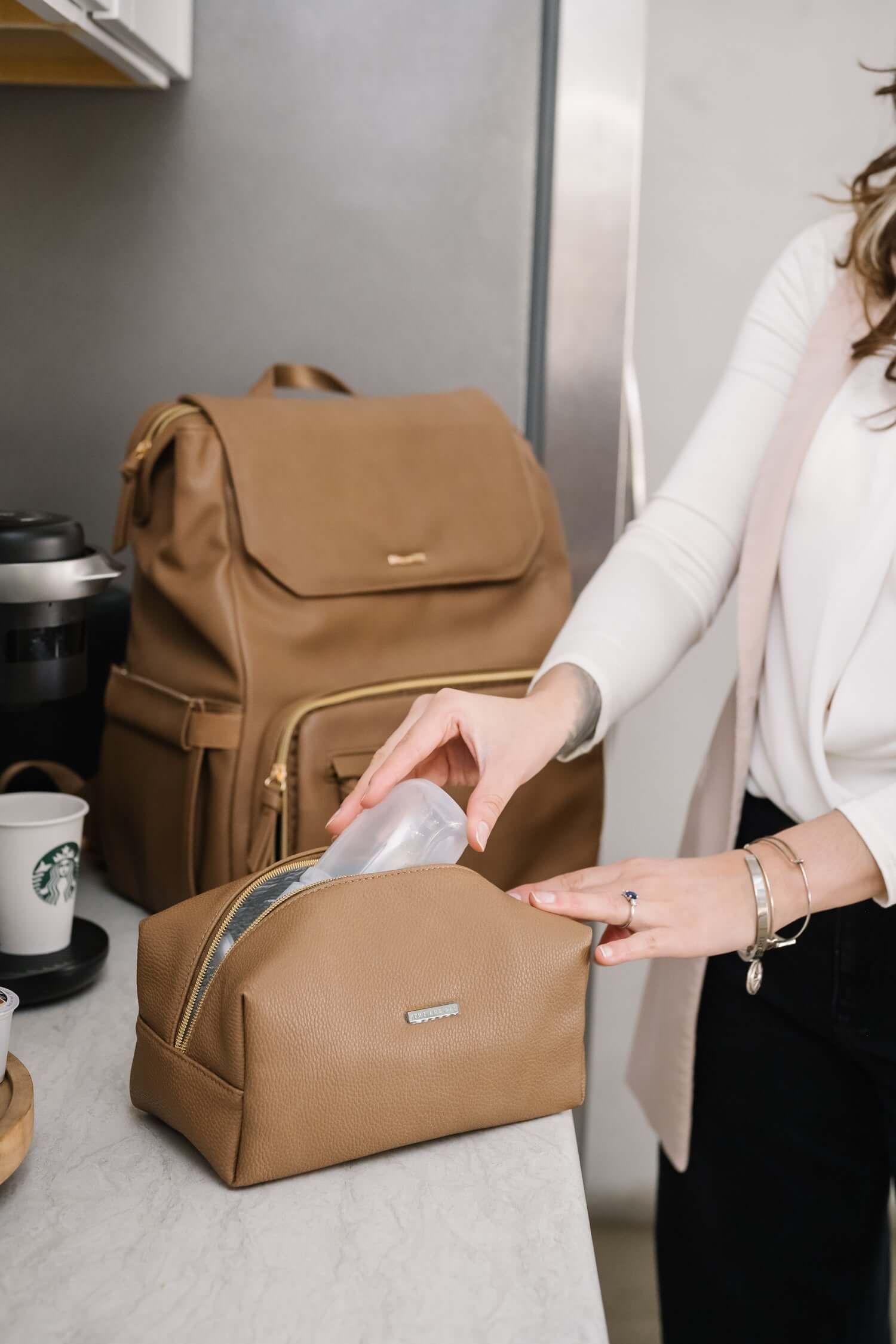 Radley Breast Pump Backpack - Toffee | Milk & Baby