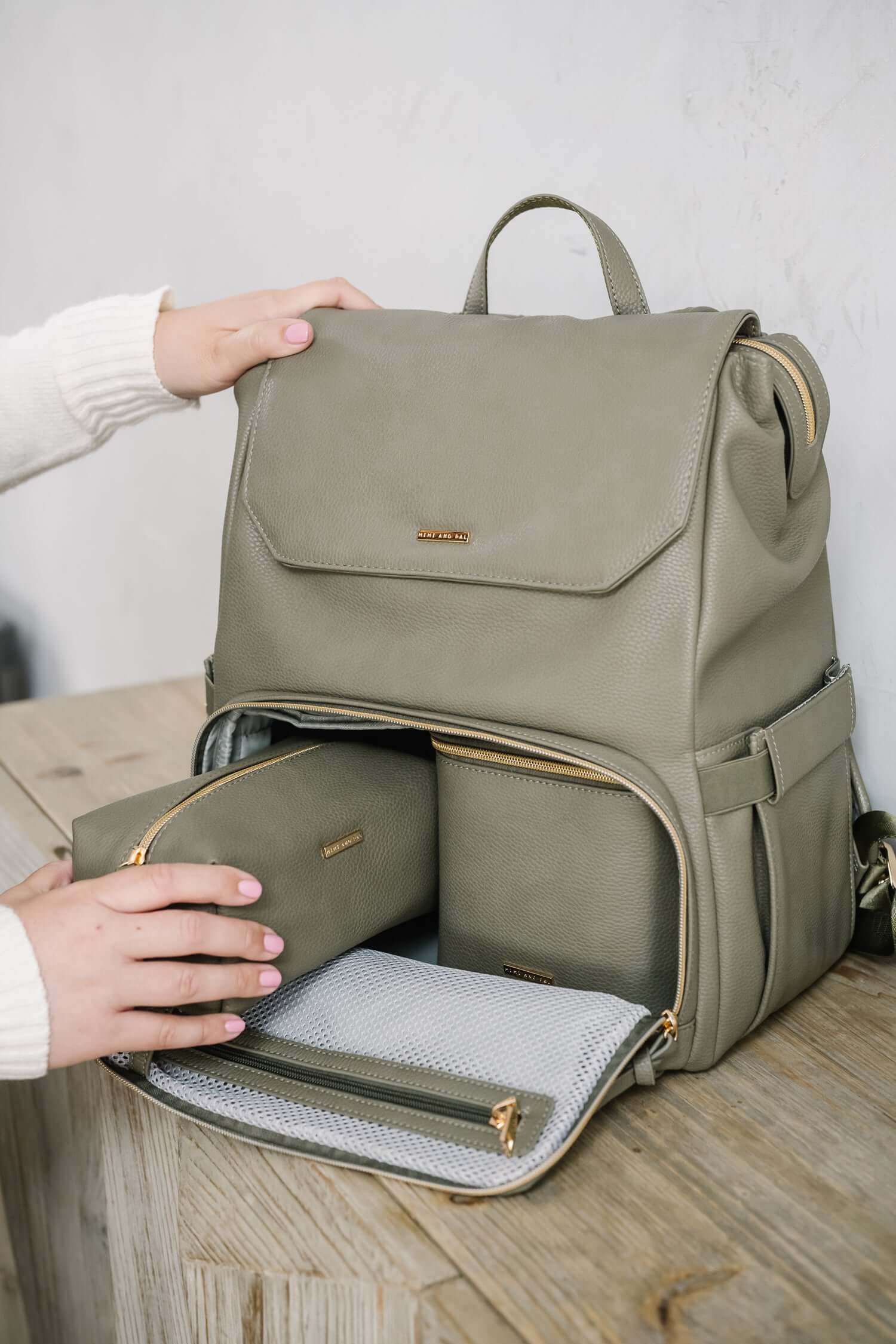 Radley Breast Pump Backpack - Olive | Milk & Baby