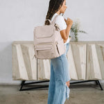 Radley Breast Pump Backpack - Stone | Milk & Baby