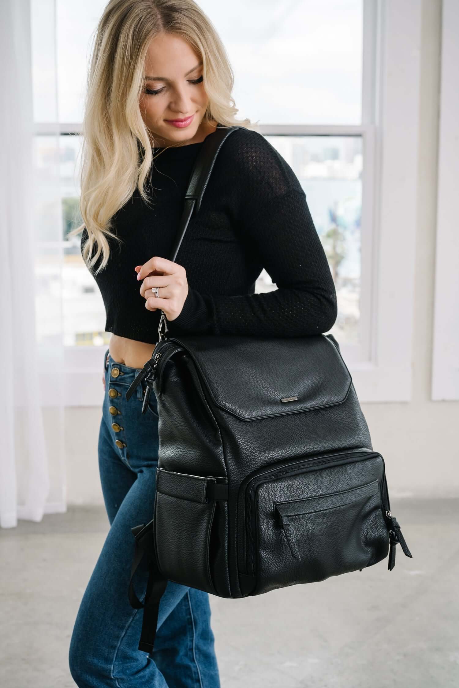 Radley Breast Pump Backpack - Black | Milk & Baby