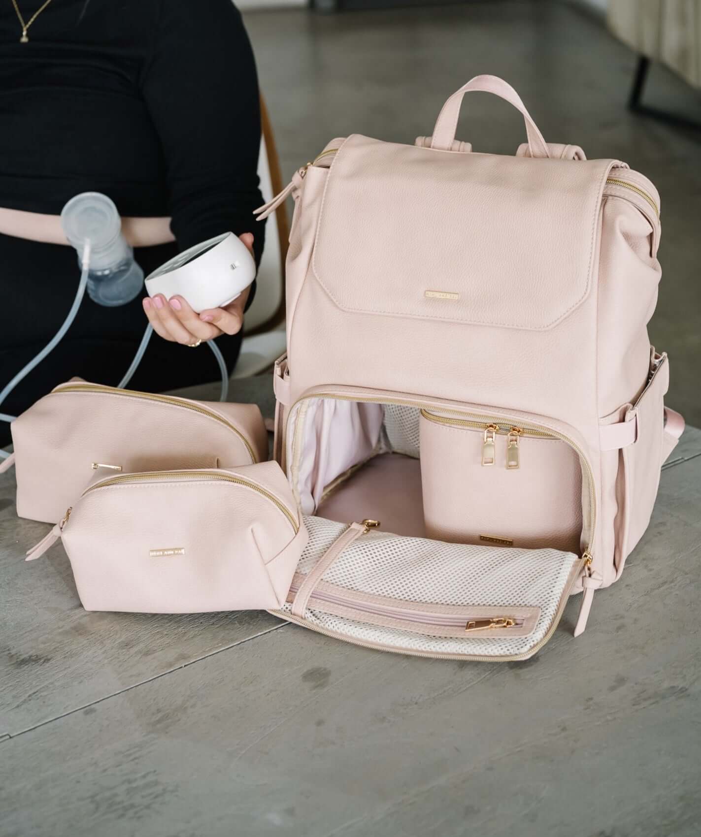 Radley Breast Pump Backpack | Blush | Milk & Baby