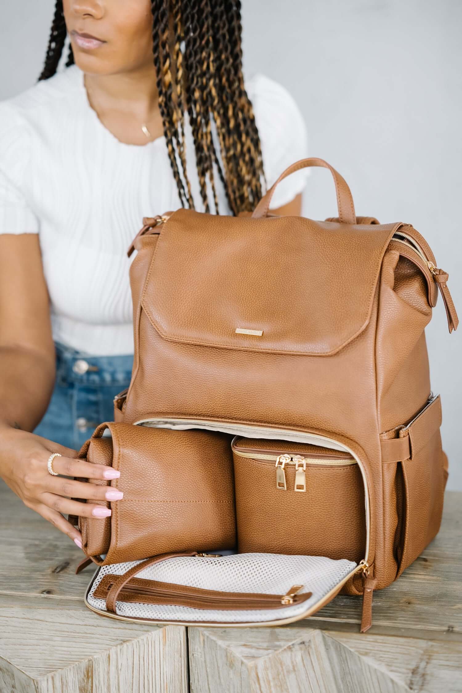 Radley Breast Pump Backpack - Walnut | Milk & Baby