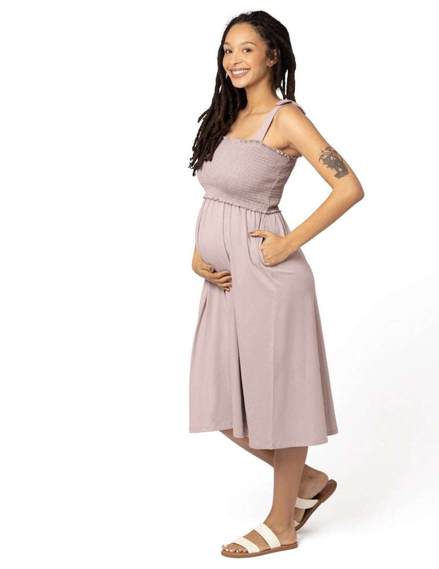 Sienna Smocked Nursing & Maternity Dress | Milk & Baby