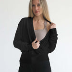 100% Cashmere Wrap Sweater | Milk & Baby