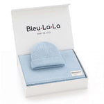 Luxe Collection 100% Organic Cotton Luxury Knit Baby Blanket + Hat Set | Milk & Baby