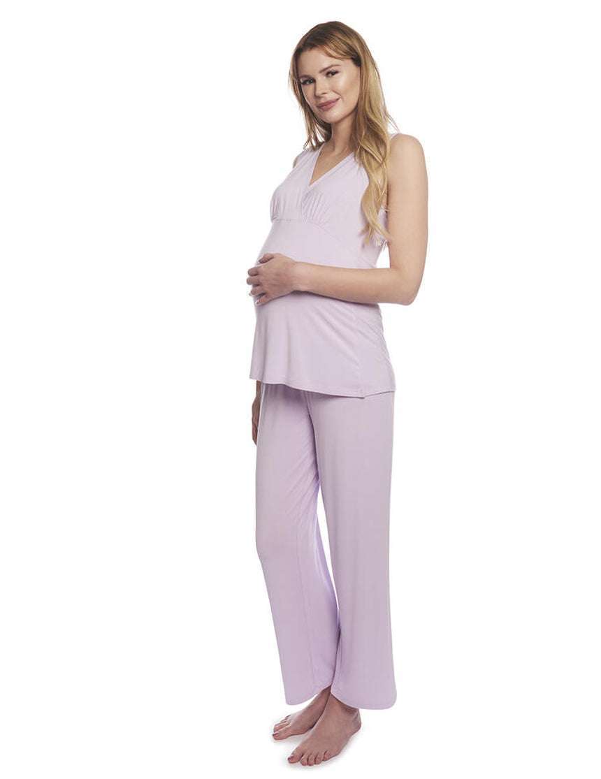 Lavender | Mommy Pajamas & Baby Set | Milk & Baby