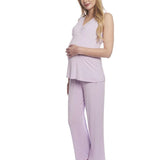 Lavender | Mommy Pajamas & Baby Set | Milk & Baby