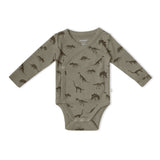 Organic Kimono Onesie & Pants Set | Dino