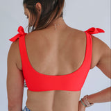 Tie Shoulder Breastfeeding Swimsuit Top 2026