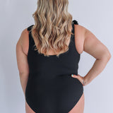 One Piece Tie Shoulder Breastfeeding Swimsuit 2026