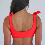 Tie Shoulder Breastfeeding Swimsuit Top 2026