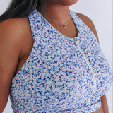 Crop Zip Up Breastfeeding Swimsuit Top 2026