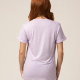 Everyday Asymmetrical Nursing T-shirt | Lavender Mist