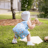 Let's Play Ball Organic Muslin Shortall | Milk & Baby