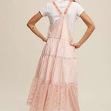 Romantic Overall Maxi Dress | Nursing Friendly | Milk & Baby