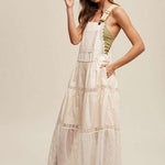 Romantic Overall Maxi Dress | Nursing Friendly | Milk & Baby