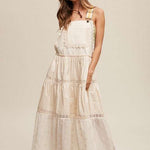 Romantic Overall Maxi Dress | Nursing Friendly | Milk & Baby
