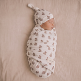 Organic Swaddle Blanket & Hat Set | Loom