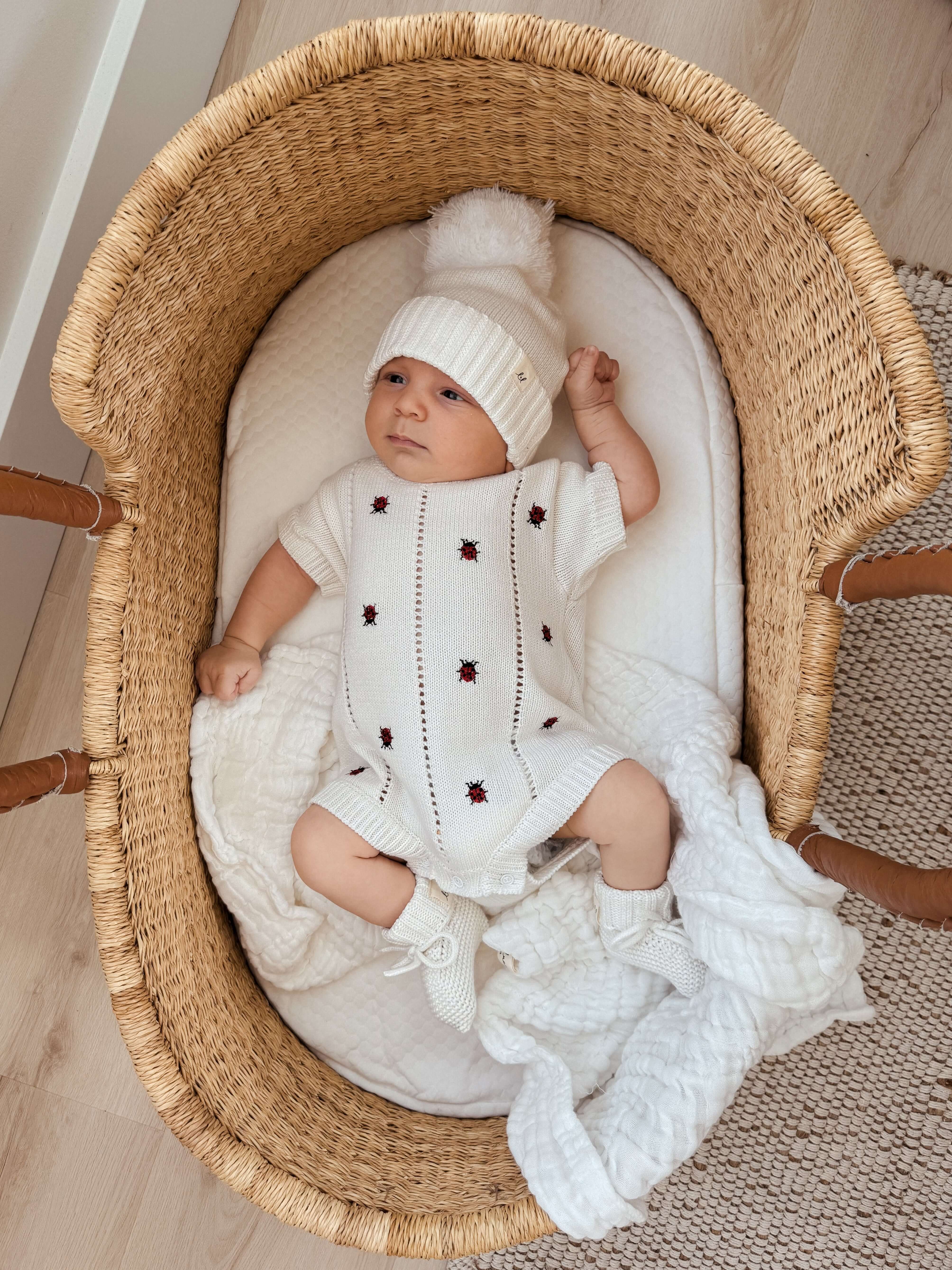 Ladybug Organic Romper | Milk & Baby
