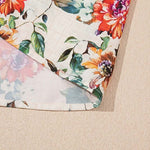 Rose Boho Floral Ruffle Mini Dress | Milk & Baby