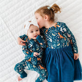Alice | Bamboo One Piece Zip Pajama