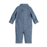 Long Sleeve Button Front Romper | Milk & Baby