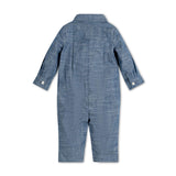 Long Sleeve Button Front Romper | Milk & Baby