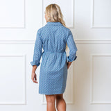 Button Front Organic Shirt Dress