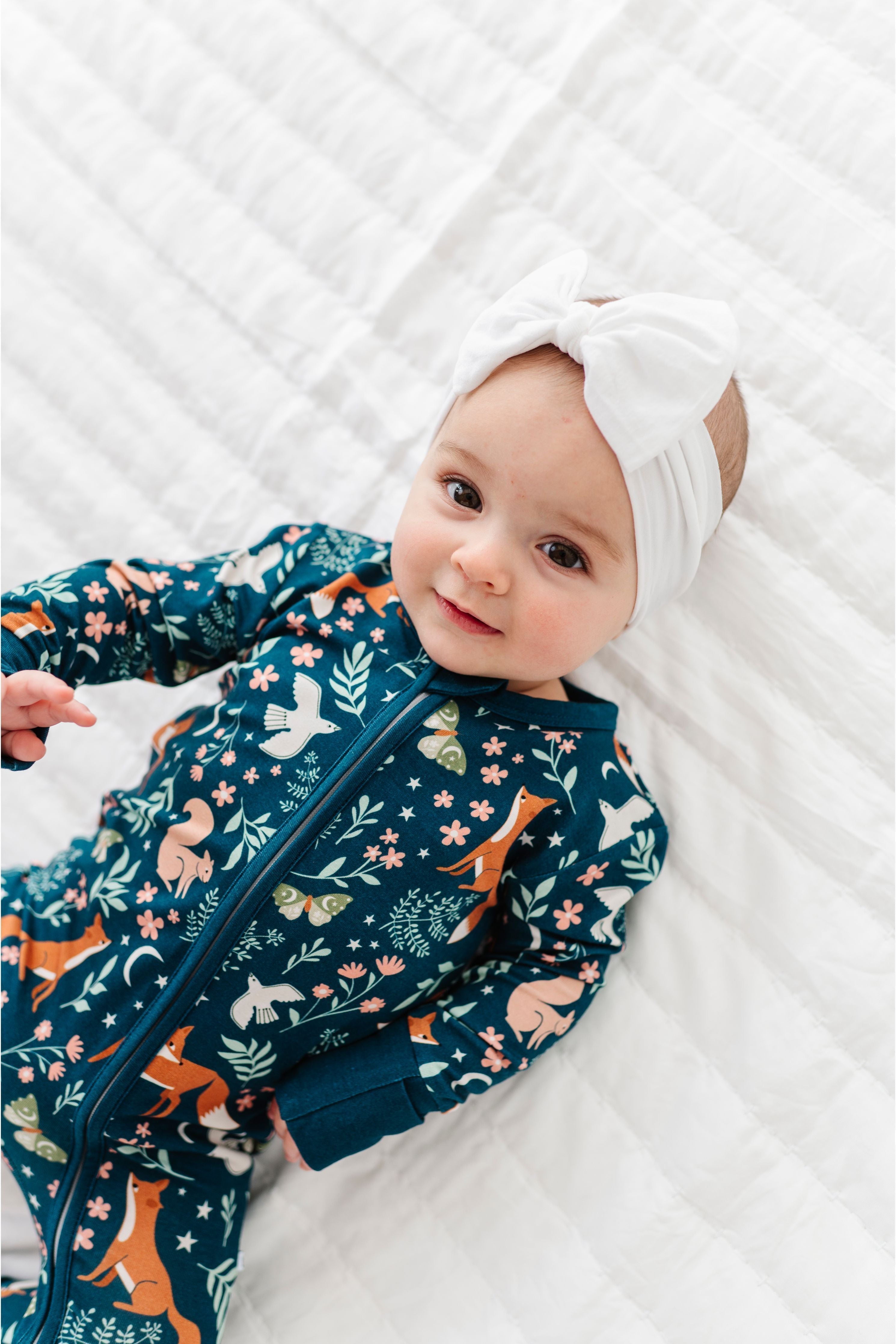Alice | Bamboo One Piece Zip Pajama | Alice Bamboo Baby Convertible Zip Romper - Our Bestseller is back! Wrap your little one in cozy comfort with our Alice Bamboo Baby Convertible Zip Romper. Made from luxuriously soft bamboo fabric, this romper is gentl