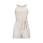 Button Front Halter Romper | Milk & Baby