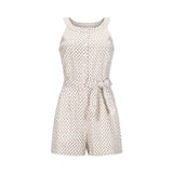 Button Front Halter Romper | Milk & Baby