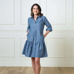 Organic Drop Waist Shirt Dress | Milk & Baby