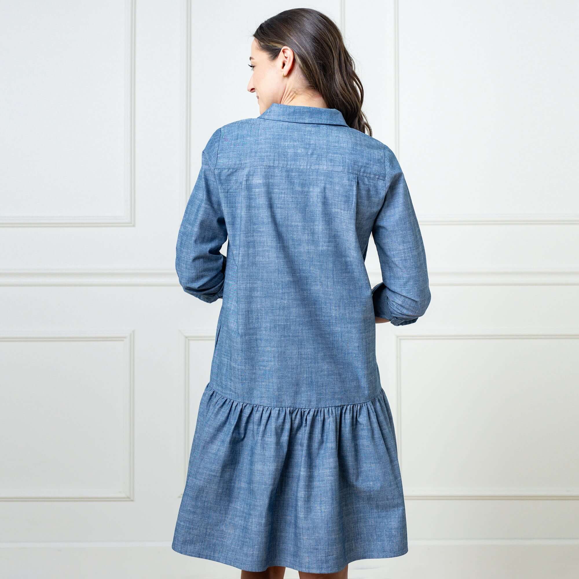 Organic Drop Waist Shirt Dress | Milk & Baby