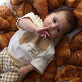 Croissants | Knit Pant Set | Milk & Baby
