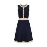 Organic Button Front Sweater Dress