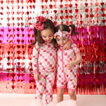 Dreamy Pink Checkers Dream Bow | Milk & Baby