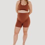 AXK CORE Maternity Bike Short | Brown