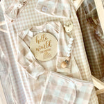 Sunday Picnic, Sand | Bamboo Newborn Nest | Milk & Baby