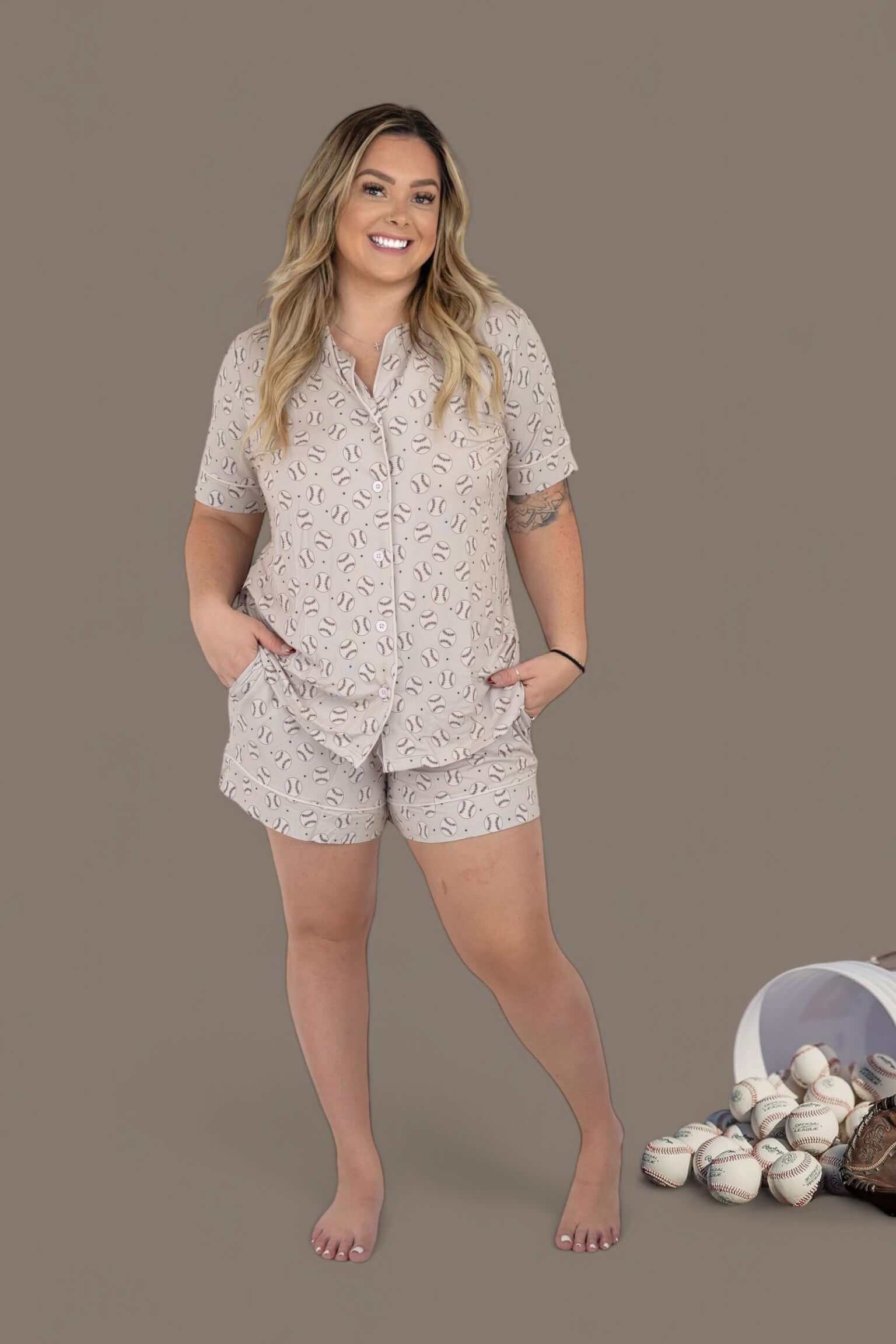 Swing for the Stars Women’s Dream Short Set | Milk & Baby
