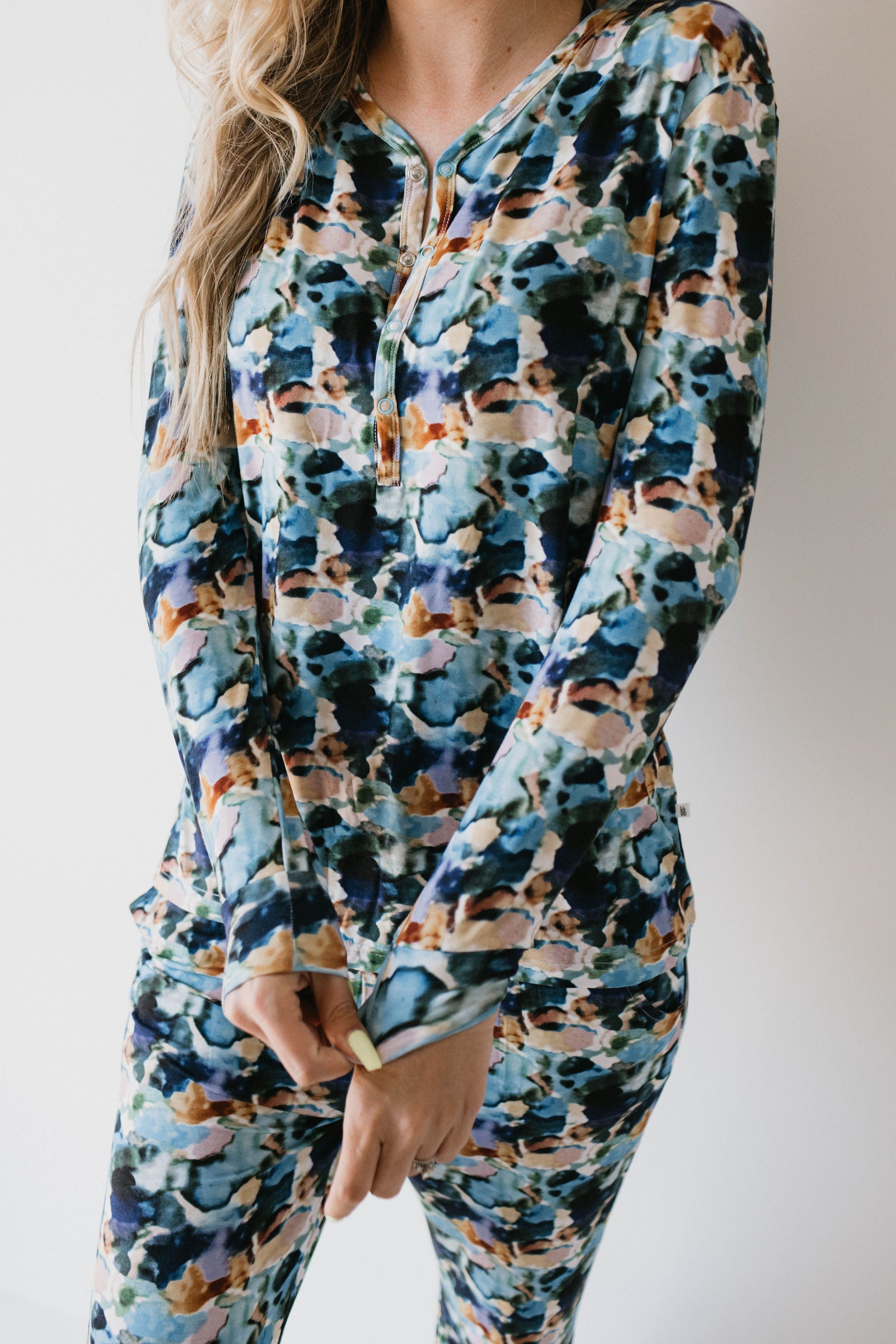 Charli Print | Women's Bamboo Pajamas | Milk & Baby