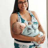 Crop Zip Up Breastfeeding Swimsuit Top